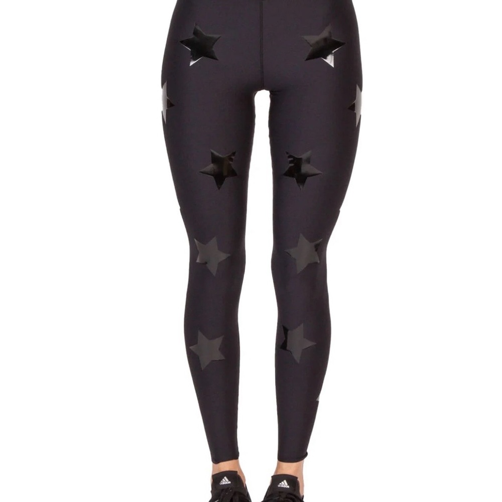 ultracor Black Star-Appliqué High-Rise Leggings